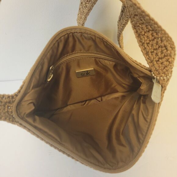 The Sak Crochet Knit Hobo Shoulder Ba - Picture 6 of 7